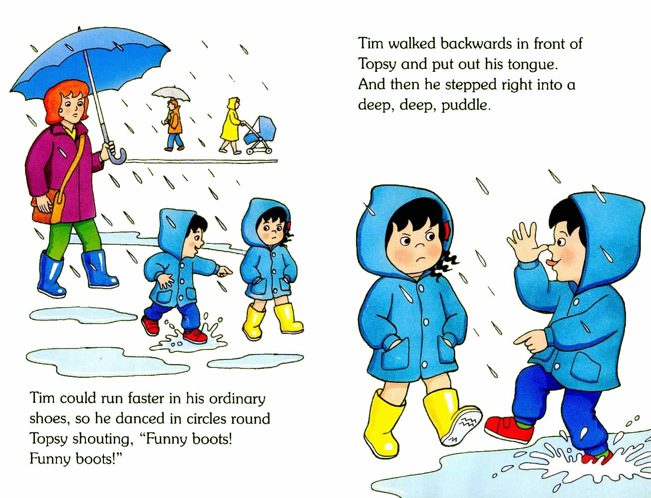Ladybird - Topsy Tim Books - Red Boots Yellow Boots (06),绘本,绘本故事,绘本阅读,故事书,童书,图画书,课外阅读
